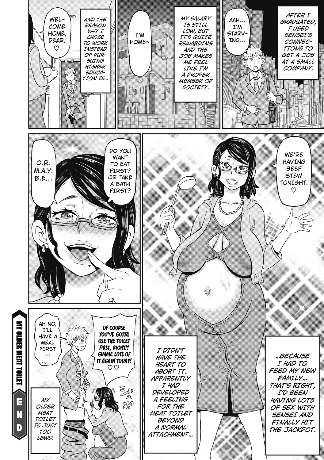 Hentai Manga Comic-My Older Meat Toilet-Read-20